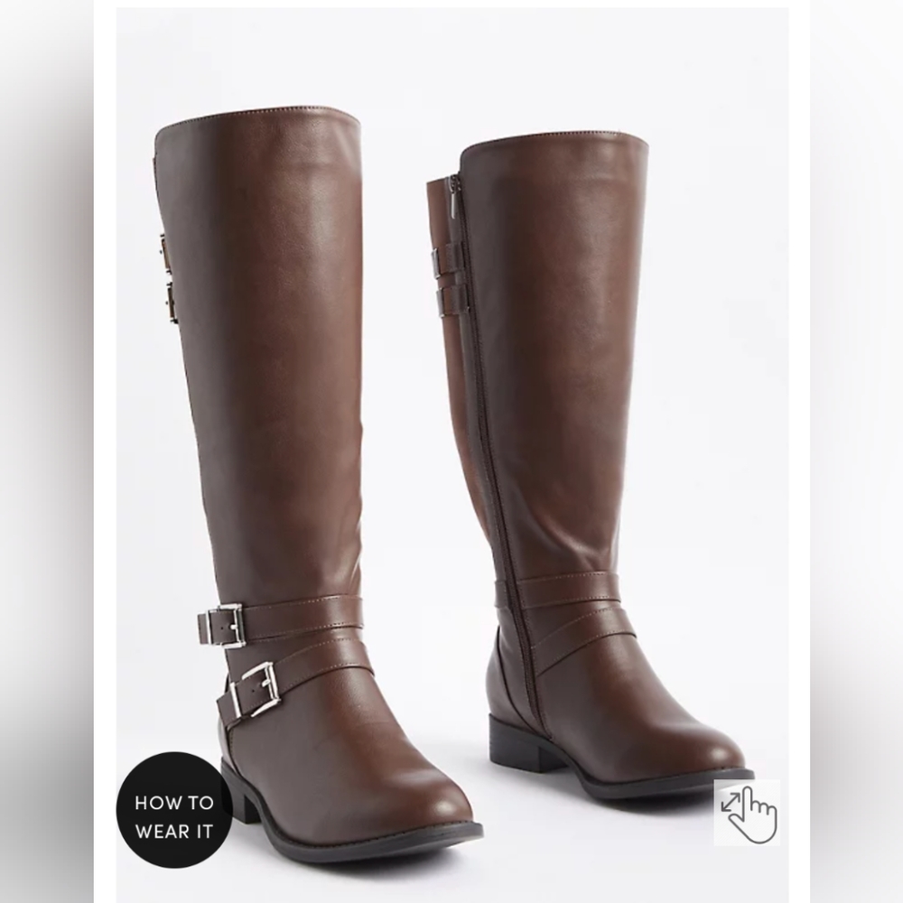 Size 10.5 Torrid WW Fall Boots, NWT- never worn